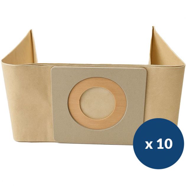 10 sacs aspirateur en papier renforcé KTRI02639