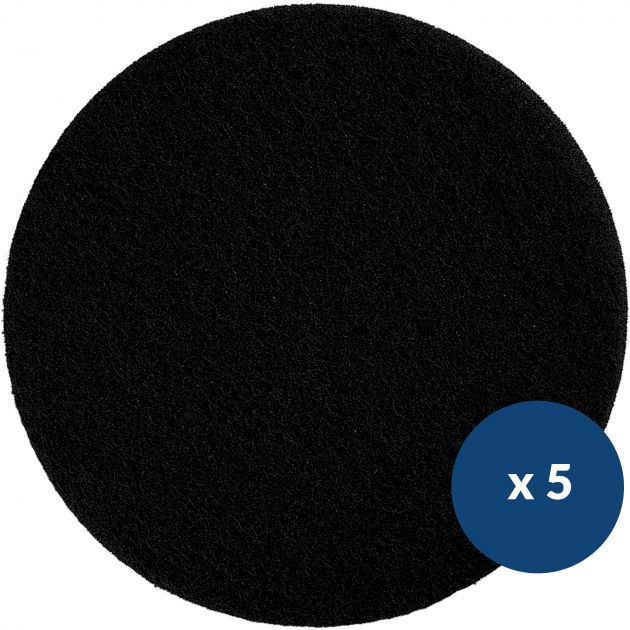 Pad monobrosse décapage noir x5