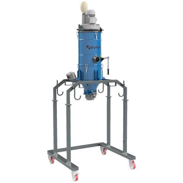 Aspirateur industriel triphasé à silos SILOVAC 100T