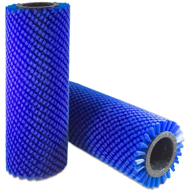 Brosse autolaveuse Duplex 340 poils souple bleu x 2