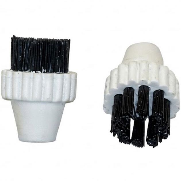 Brosse ronde pour nettoyeur vapeur en nylon